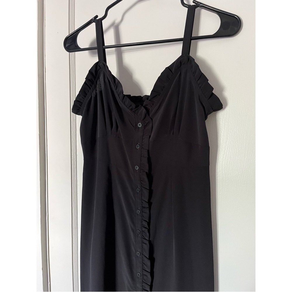 Top Shop black button front midi dress